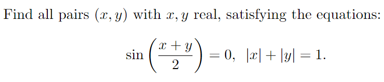 values in equation - question