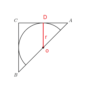 area of triangle - solution