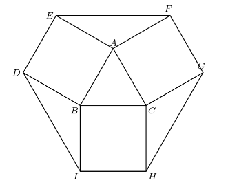 area of hexagon