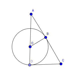 Diameter of a circle - figure