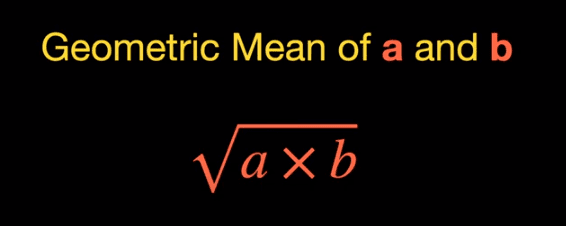 formula to calculate geometric mean